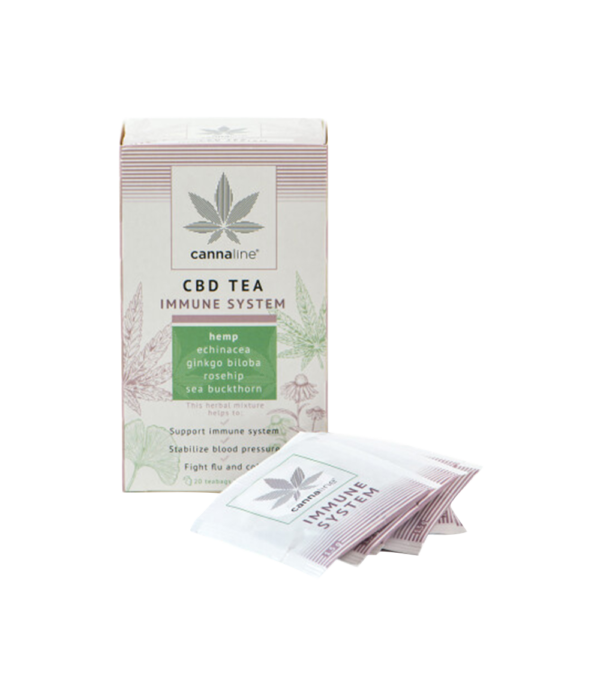 Cannaline CBD Tea Immune System – 20 teabags
